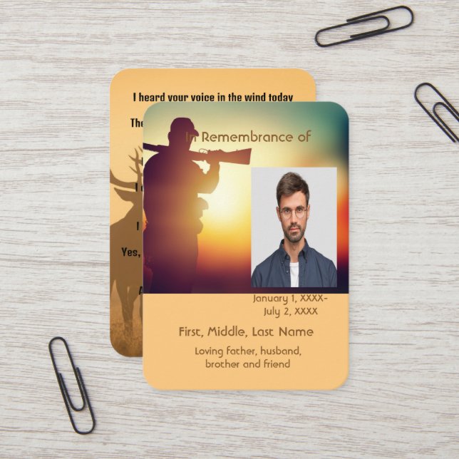 Caçador de Cartões Memorial Caçador de Cartões (Frente/Verso In Situ)