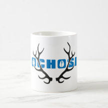 Caçador de Ochosi com caneca