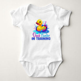 Caçador de Patos em Treinamento Camisa de Bebê