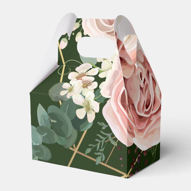 Caçador de Rosa de Jardim Geométrico com Caixa de  (Verso)