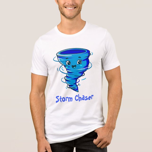 Caçador de Tempestades do Twonado Menino Camiseta  (Frente)