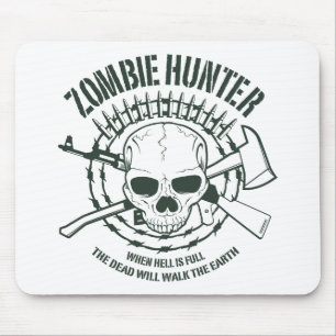Caçador Mousepad do zombi