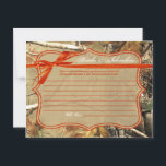 Caçadores de Cartão de Aviso Escritível Camoflouge<br><div class="desc">Essas adoráveis placas de conselho graváveis são a adição perfeita a qualquer chá de fraldas ou festa de aniversário. Basta entregar estas cartas aos seus convidados, juntamente com canetas Sharpie de ponta fina. Seus hóspedes podem anotar qualquer conselho que tenham para a nova mamãe ser ou para o aniversariante ou...</div>