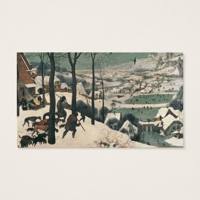 Caçadores na neve - janeiro de 1565 (Verso)