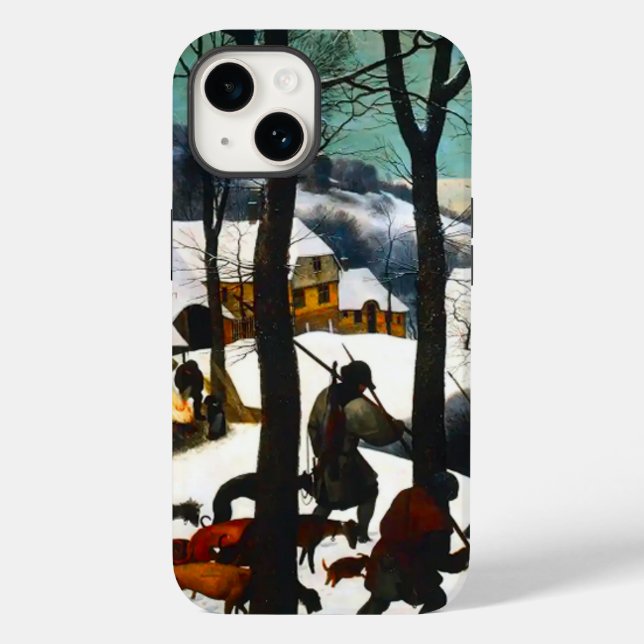 Caçadores na Paisagem da Neve Pieter Bruegel (Verso)