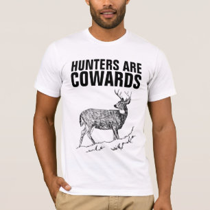 CAÇADORES SÃO COVARDES, Camisetas anti CAÇA
