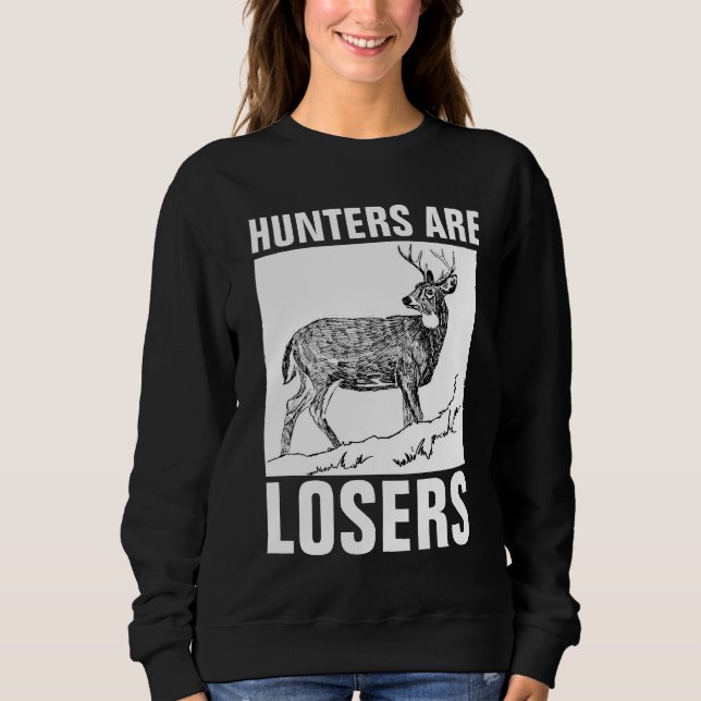 CAÇADORES SÃO PERDEDORES, T-shirts anti-caça (Frente)