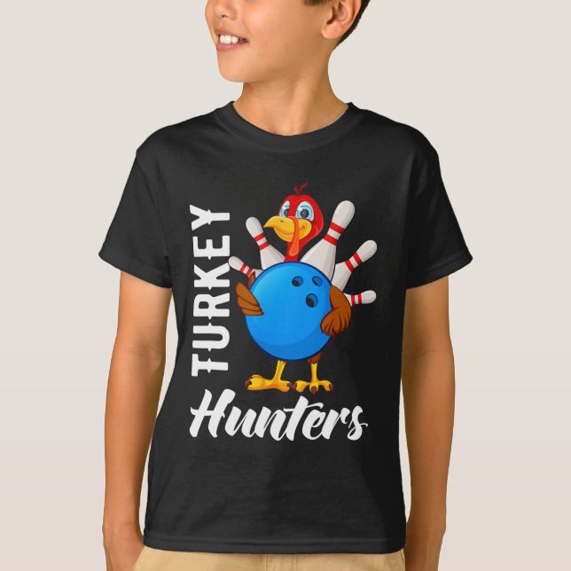 Caçadores Turcos Camisas De Boliche Engraçadas Tur (Frente)