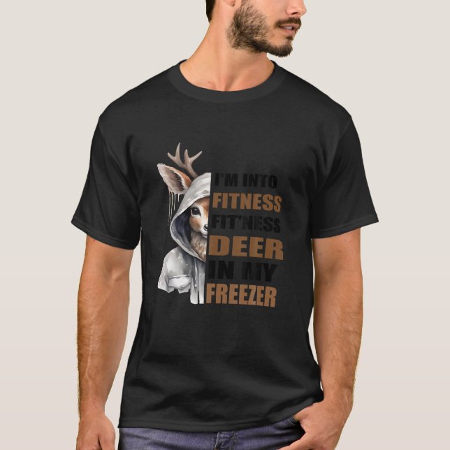 Caçando Camisa Eu estou na Malhação Deer Freezer E (Frente)