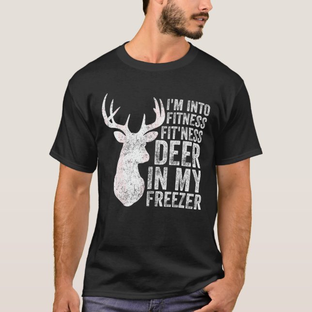 Caçando Camisa Eu estou na Malhação Deer Freezer E (Frente)