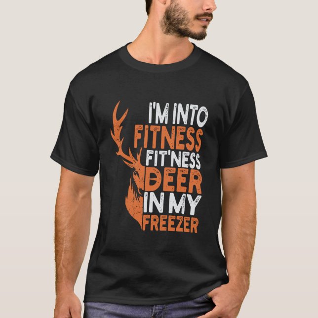 Caçando Camisa Eu estou na Malhação Deer Freezer E (Frente)