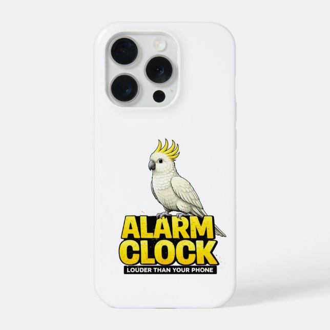 Cacatua Relógio Alarme (Verso)