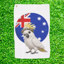 Cacatua  Um Pequeno Pedaço da Austrália  Toalha de