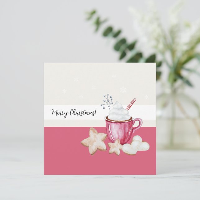 Cacau Quente De Natal E Cookcolor (Em pé/Frente)