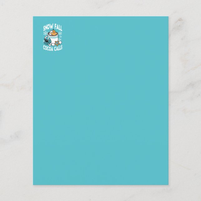 Cacau quente e berço de inverno - Chamadas de Caca (Frente)