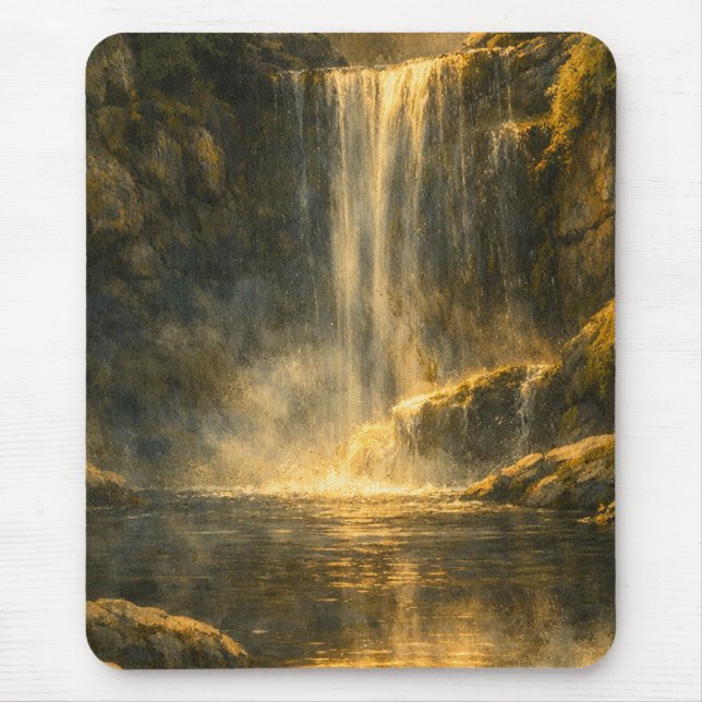 Cachoeira da Floresta Oculta – Mousepad (Frente)