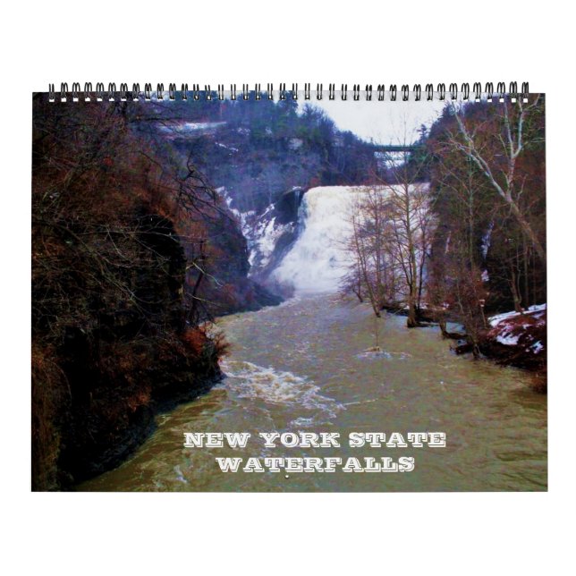 CACHOEIRAS DO ESTADO DE NOVA YORK  calendário (Capa)
