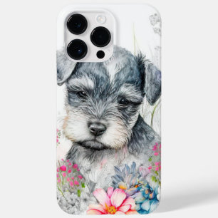 CACHORA DE BOMBA DE SCHNAUZZER ÁGUA ADORÁVEL