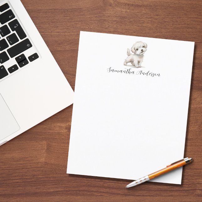 Cachorro Aquarela Letreiro (Criador carregado)