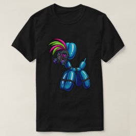 Cachorro Balão Camiseta Preta