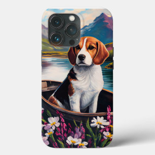 Cachorro Beagle em uma Canoa: Uma Aventura Cênica