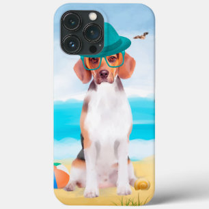 Cachorro Beagle na Praia