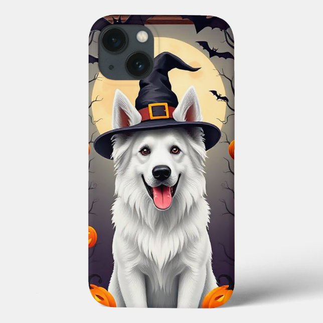Cachorro Branco de Halloween (Verso)