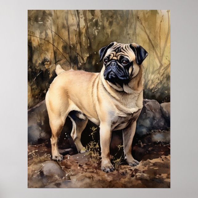 Cachorro Cachorro Impressão Poster (Frente)