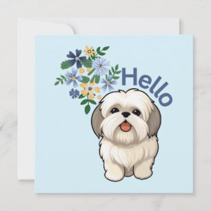 Cachorro Cachorro Saudável Cartão Simples