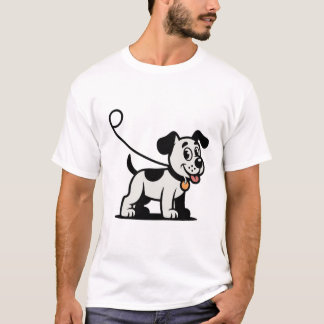 Cachorro Caminhando Camisa Amiga - Cachorro Casual