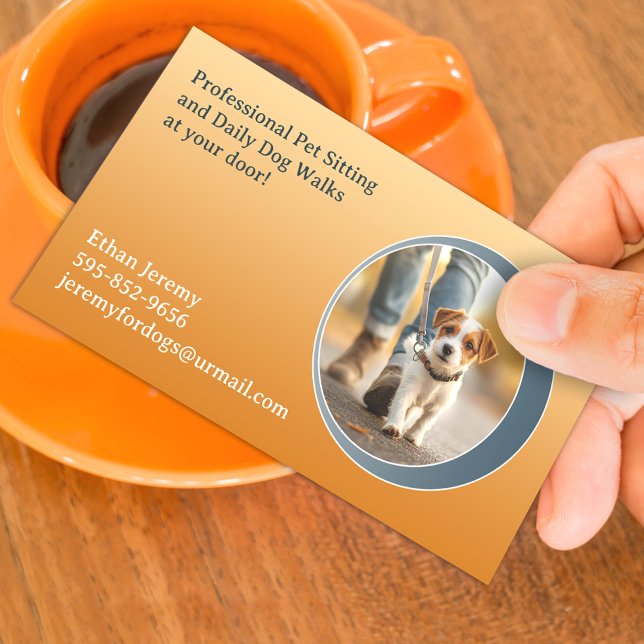 Cachorro Caminhando Pet Sentado Embarque Cartão de (Criador carregado)