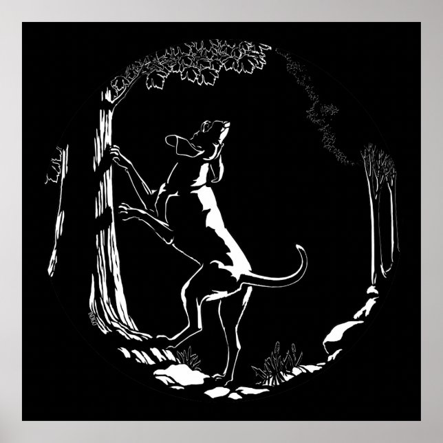 Cachorro Cão Cachorro Caça Cão Cachorro Poster (Frente)