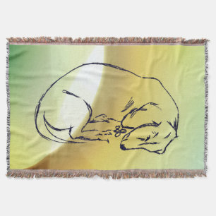 Cachorro, Cobertor de lançamento de dachshund ador