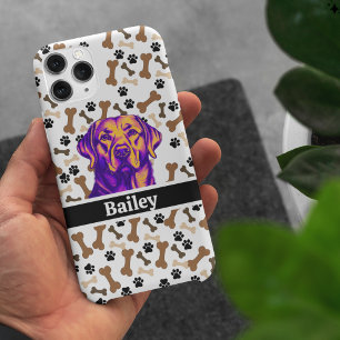 Cachorro Colorido Fofo e Guloseimas Personalizado