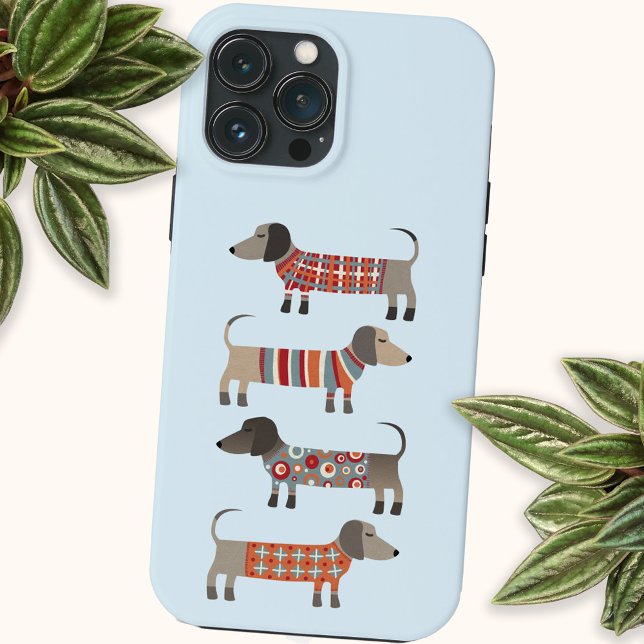 Cachorro Dachshund (Dachshund Wiener Sausage Dog cell phone case)