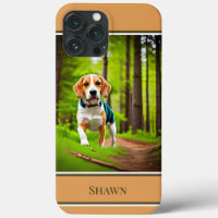 Cachorro de Beagle em Woods Rustic