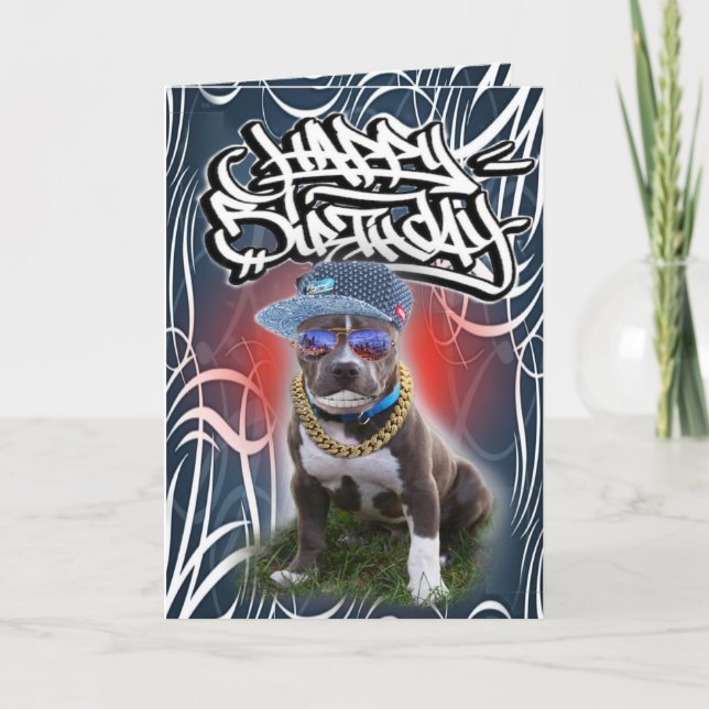 Cachorro de cartão de aniversário (Frente)