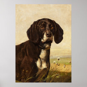 Cachorro de Chocolate, Poster vintage