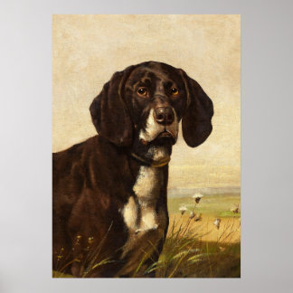 Cachorro de Chocolate, Poster vintage
