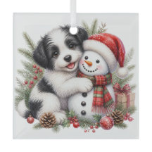 CACHORRO DE NATAL FOFO E CAPRICHOSO