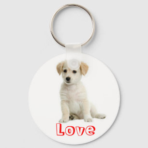 Cachorro de Ouro Chaveiro do Retriever Amor