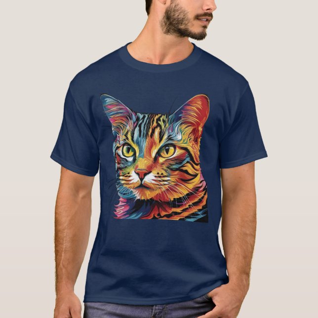 Cachorro de T-Shirt com padrão (Frente)