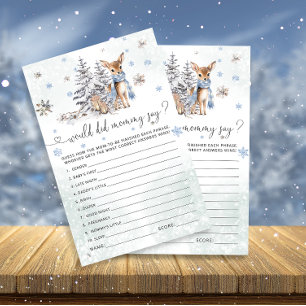 Cachorro De Veado Que Mamães Dizem Jogo De Chá de 