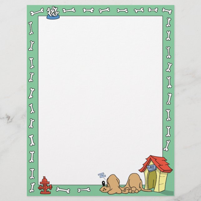 Cachorro Dormindo e Cachorro House (Frente)