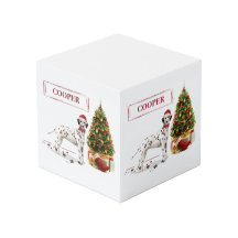 Cachorro e Árvore Dalmacianos de Natal Engraçado