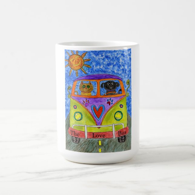 Cachorro e Caneca Colorida (Centro)