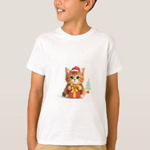 Cachorro e T-Shirt de Natal para Crianças"
