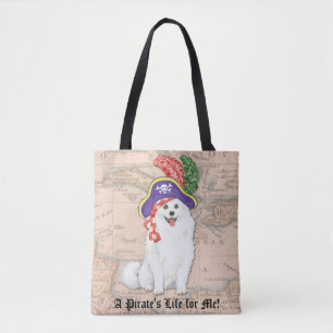 Cachorro-esquimó-americano Pirata Tote Bag