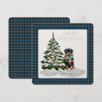 Cachorro Feliz do Antigo Tartan Feliz Pawlidays