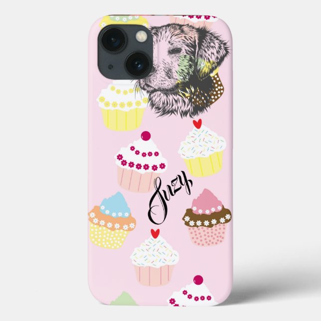 Cachorro Filhote Cupcakes Comida Doces Destino Des (Verso)
